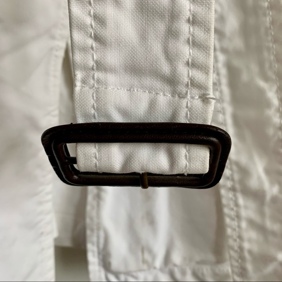 Gap White Cotton Trench coat. Size M - Picture 5 of 9